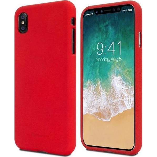 Mercury Soft Apple iPhone 12/12 Pro szilikon tok, piros (110871)