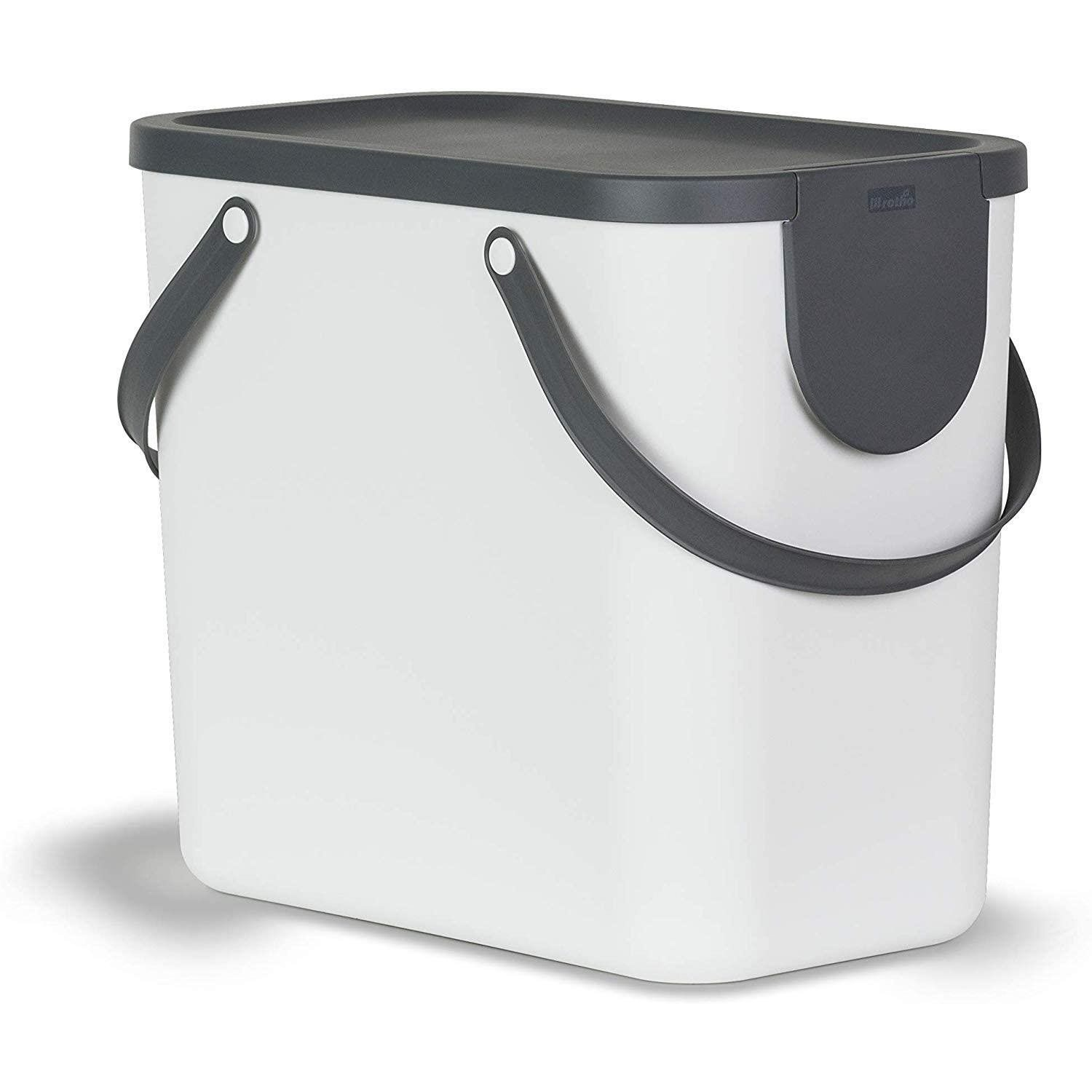 Rotho Hulladékválogató rendszer ALBULA doboz 25 l - fehér (1024901023)