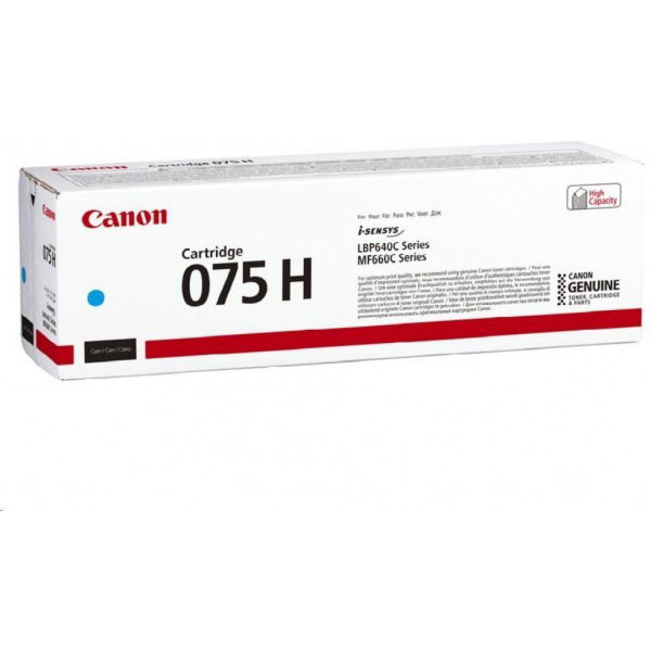 Canon 075 H tonerpatron 1 stk Original Blå