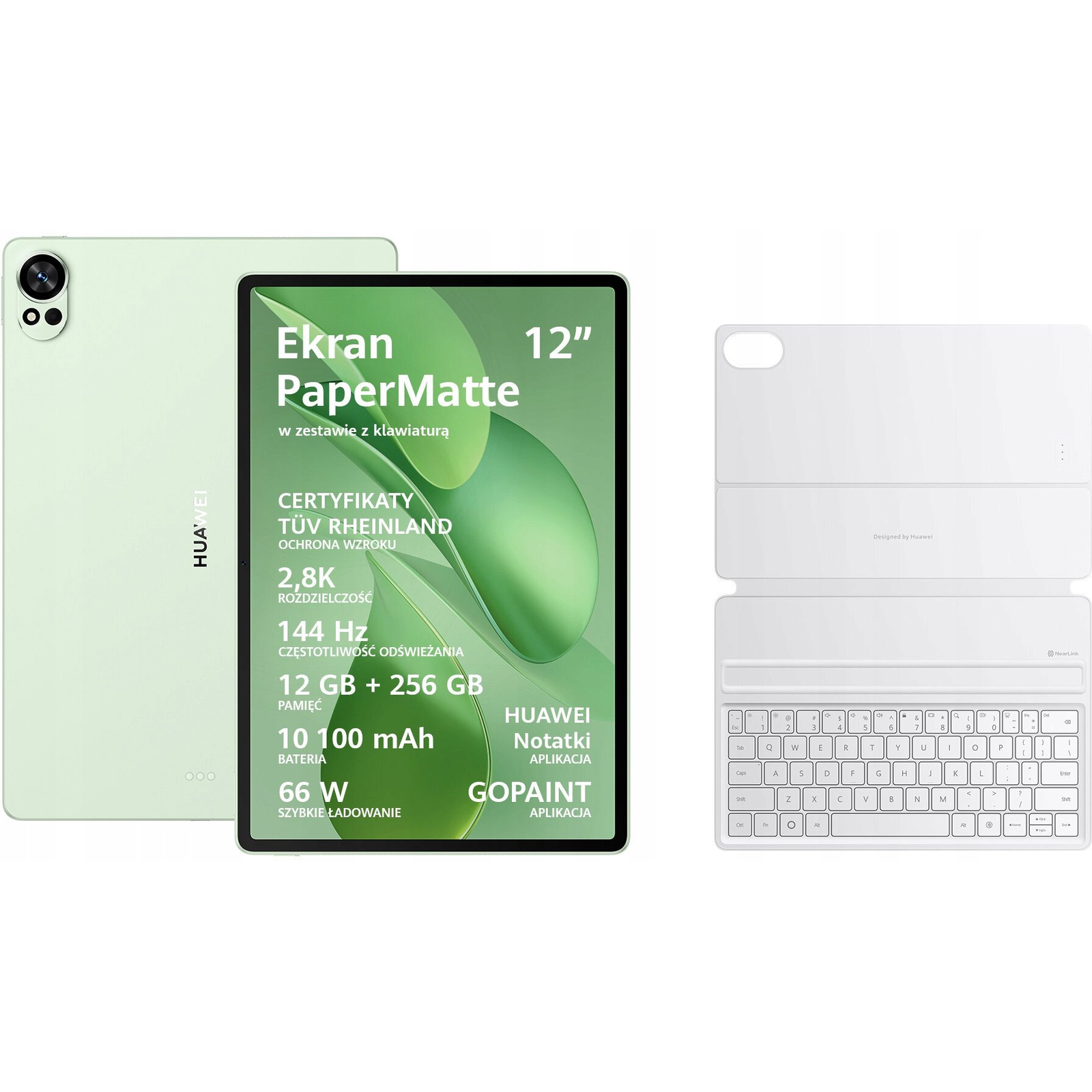 Huawei MatePad 12 X 12GB/256GB Greenery + Billentyűzet