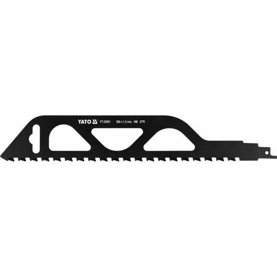 Нож за трион за бетон, Yato, Карбид, 300 мм, Черен