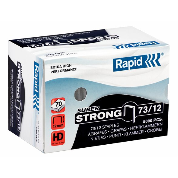 Rapid Superstrong 73/12 Horganyzott Tűzőkapocs (5000db) (24890800)