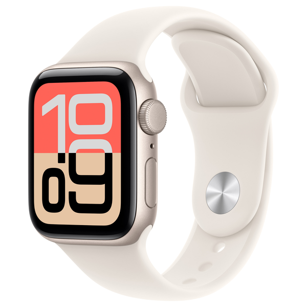 APPLE Watch SE 3 смарт часовник 40 мм сребрист алуминий с поларен спортен каишка
