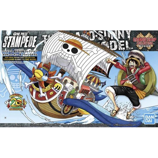 Bandai One Piece Stampede Gand Ship Kollekció - Thousand Sunny Repülő Modell (GUN57794)