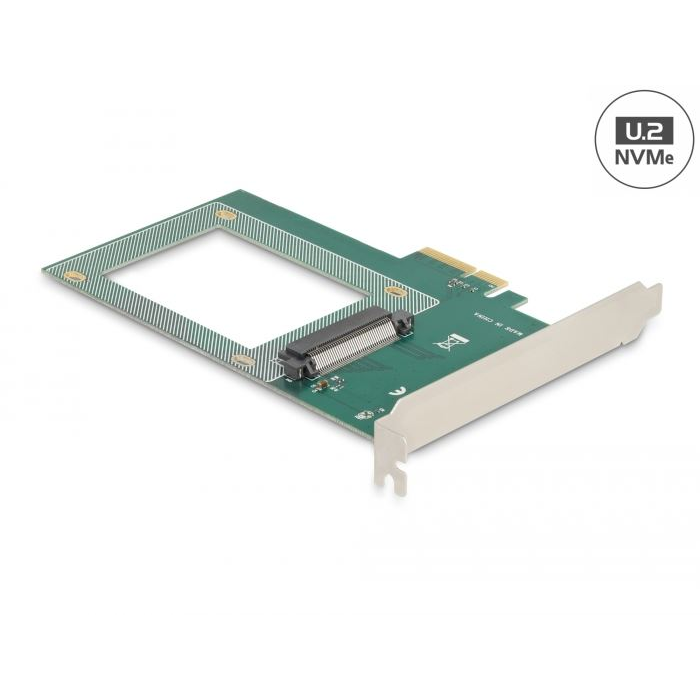 Delock PCI Express x4-kártya - 1 x belső U.2 NVMe SFF-8639 (90081) (del90081)