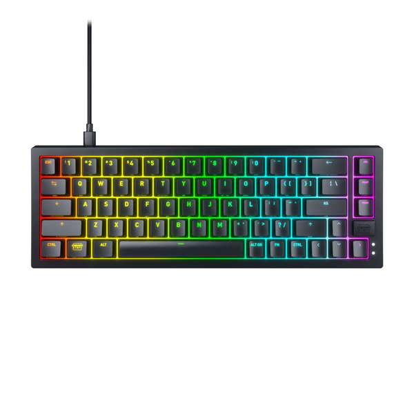 CHERRY K5V2 Compact πληκτρολόγιο Παιχνίδι USB QWERTZ Γερμανικός Μαύρος (Μαύρο)