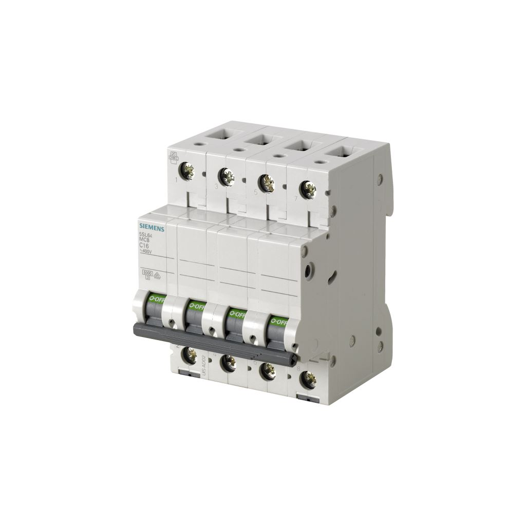 Siemens 5SL6420-7 6KA 4P C 20A kismegszakító (5SL6420-7)