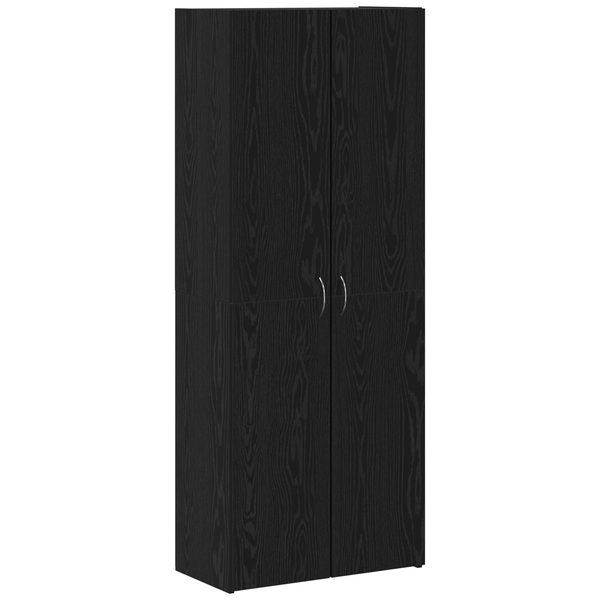 Fișet Set de 2 Stejar negru Lemn prelucrat 60 x 32 x 153 cm