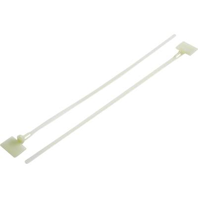 Kábelkötöző 101 mm Átlátszó Feliratozó mezővel, Nyitható Tru Components 1592847 TC-MHVC100203 100 db (1592847)