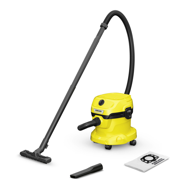 Karcher WD 2 PLUS V-12/4/18 Száraz Nedves porszívó - Sárga