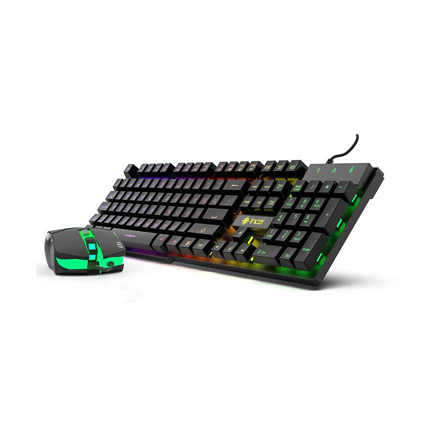 Inca IKG-448 Vezetékes Gaming Billentyűzet + Egér - Német (IKG-448)