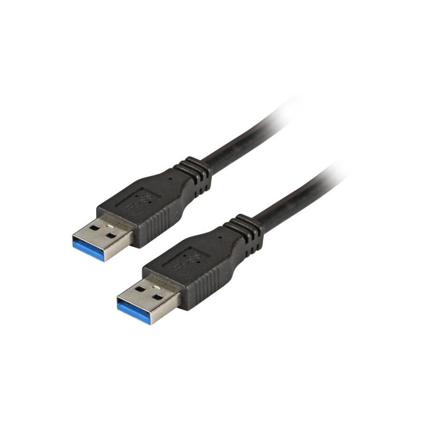 EFB USB3.0 Anschlusskabel A-A,St.-St.,1,8m,schwarz,Premium