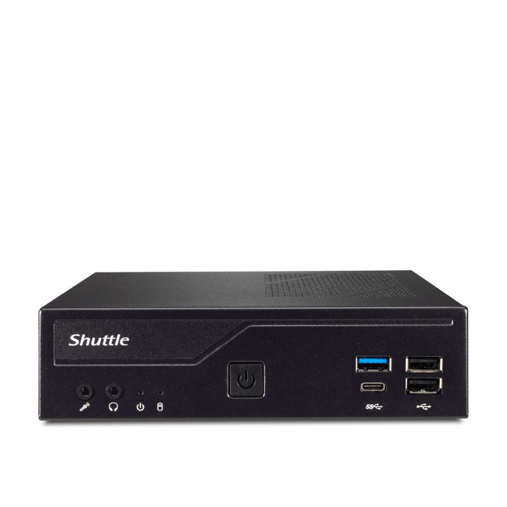 Shuttle DH610 PC/munkaállomás alapgép 1,3 liter méretű számítógép Fekete LGA 1700 (DH610)
