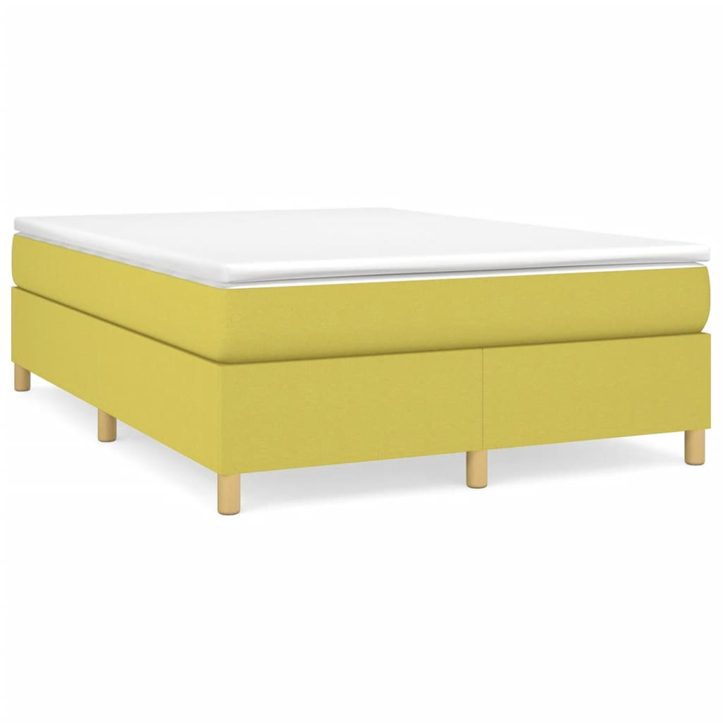 zöld szövet ágykeret matrac nélkül 140 x 200 cm (3120968)