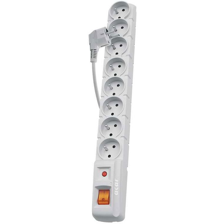 EMOS hosszabbító, 8x foglalat - 1.5m, szürke (1909080152)