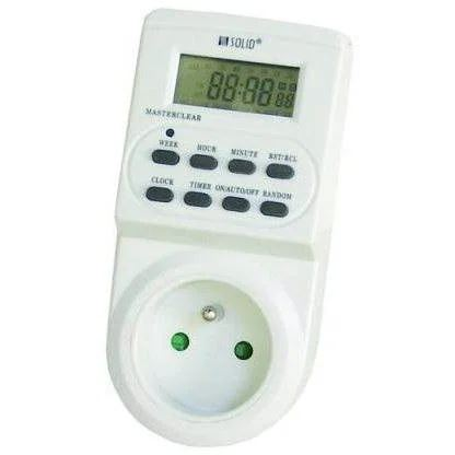 Solight digitális kapcsolóóra francia aljzattal (DT03)