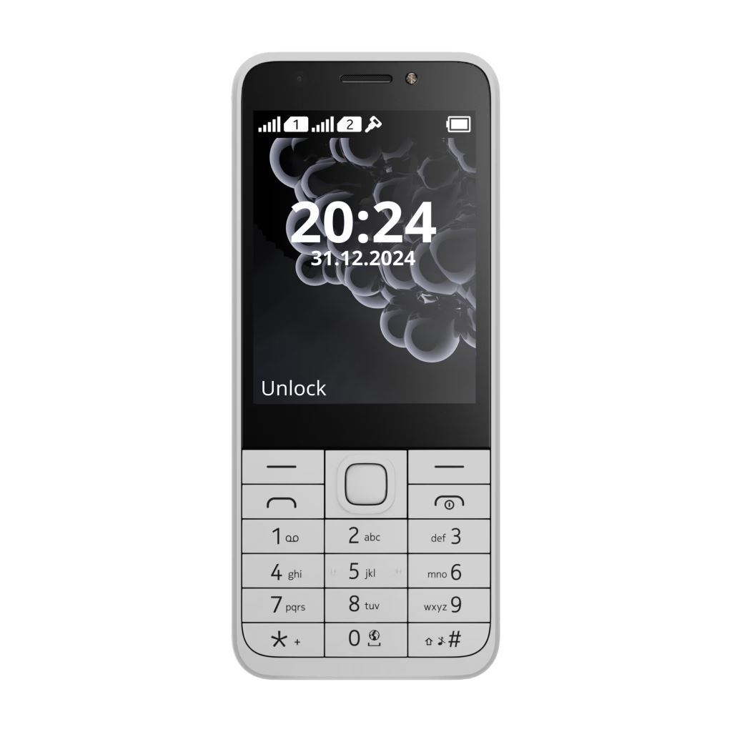 Nokia 230 2024 Dual-Sim mobiltelefon fehér (286952897) (nokia286952897)