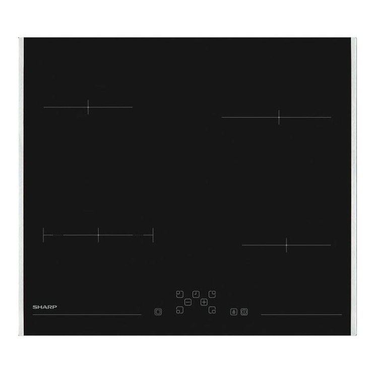 Sharp KH-6V08FT0K-EU Kerámia főzőlap - Fekete (KH-6V08FT0K-EU)