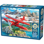 Cobble Hill 500 Darabos Puzzle - Beechcraft Staggerwing 45064 