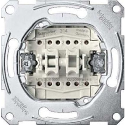 Schneider MTN3126-0000 MERTEN rugós bekötés/10AX/kettős váltókapcsoló