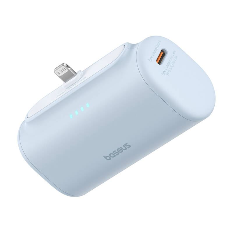 Baseus Compact Lightning Power Bank 5000mAh 20W kék (P10068307313-00) (P10068307313-00)