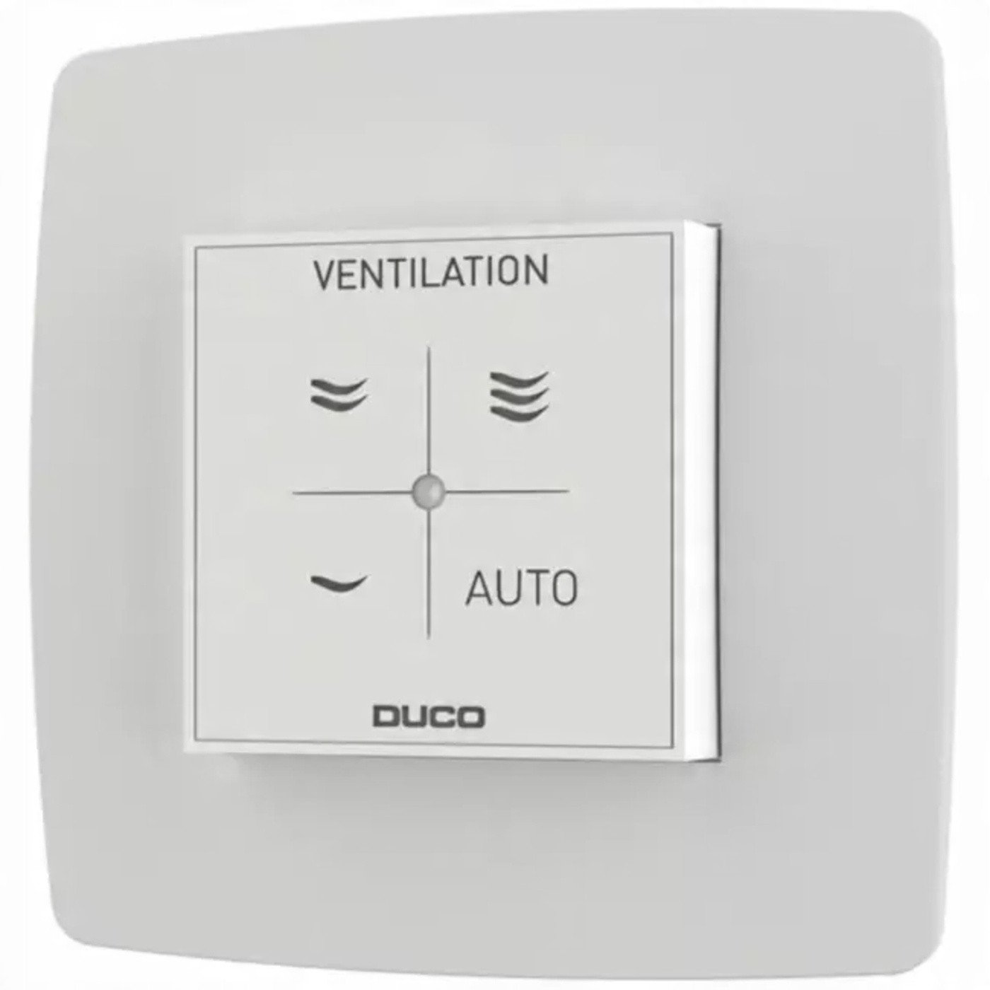 DUCO CO2 helyiségérzékelő RF/vezetékes vezérléssel fehér (0000-4604)