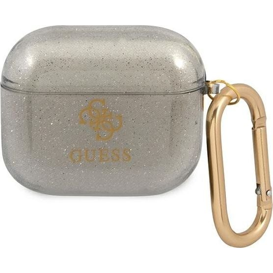 GUESS ETUI ZA AIRPODS 3 ČRNE BLEŠČICE