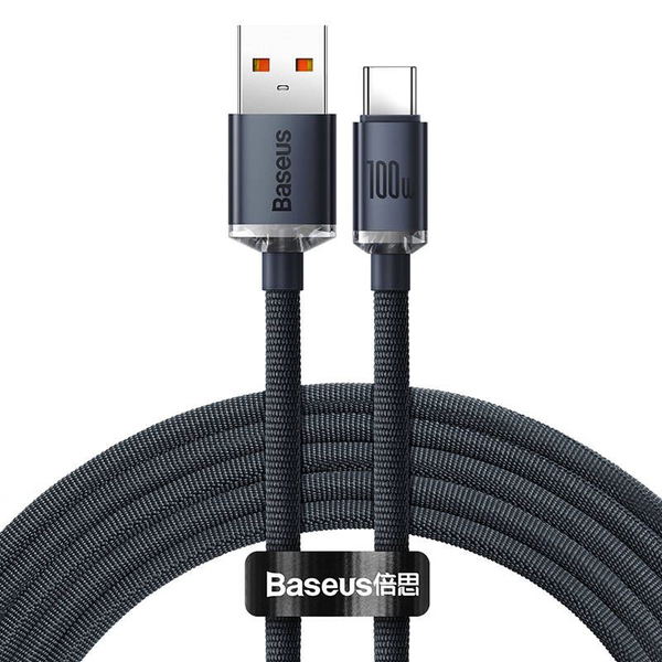 Kabel Baseus USB - USB typ C 2 m černý