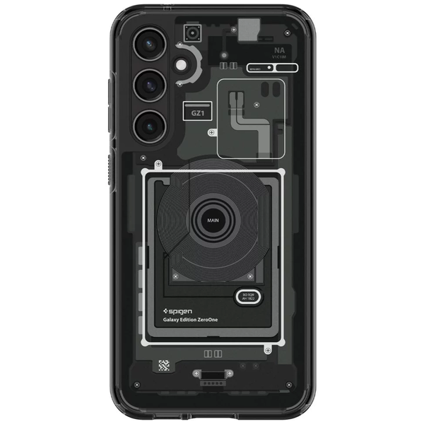 Spigen Ultra Hybrid Zero One Samsung Galaxy S23 FE Tok - Fekete/Mintás