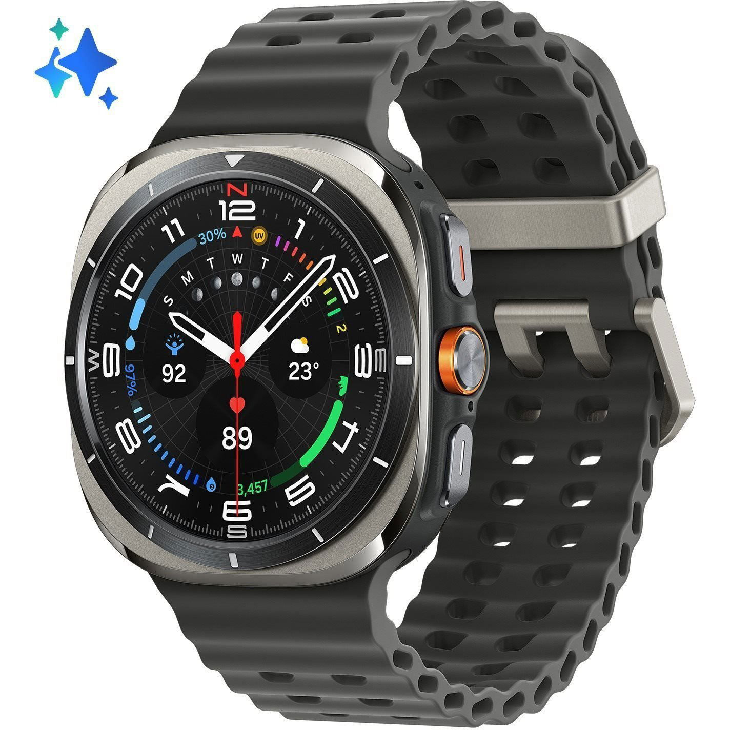 Samsung Galaxy Watch Ultra (2025) 1,47" ezüst okosóra (SM-L705FZS2EUE)