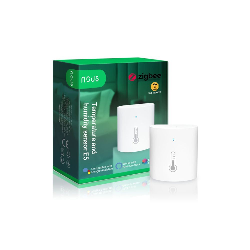 Nous E5 okos Tuya Zigbee vezeték nélküli hőmérséklet és páratartalom érzékelő (E5)