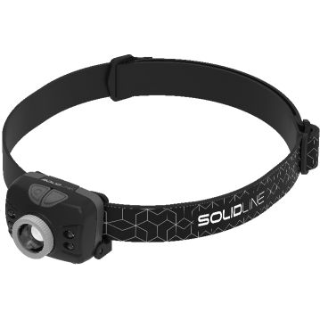 Ledlenser Solidline SH5 Fejlámpa - 350/220/100/20 lm, 3AAA, Fókusz Hand On/Off Redlight Tib (502205)