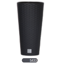 Prosperplast Rato Tubus virágcserép antracit 30 cm-es betéttel (DRTUS300-S433)