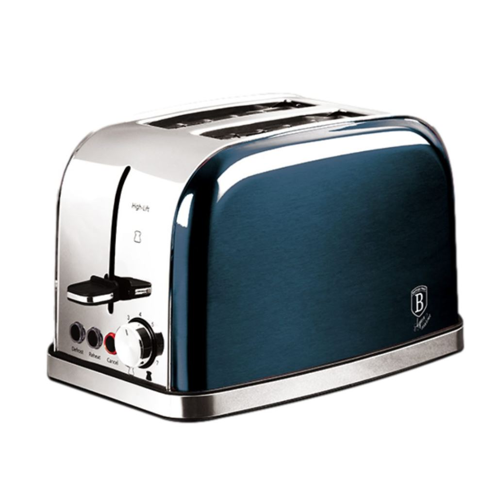 Berlinger Haus BH-9391 Aquamarine Collection kenyérpirító rozsdamentes acél-kék (BH-9391)