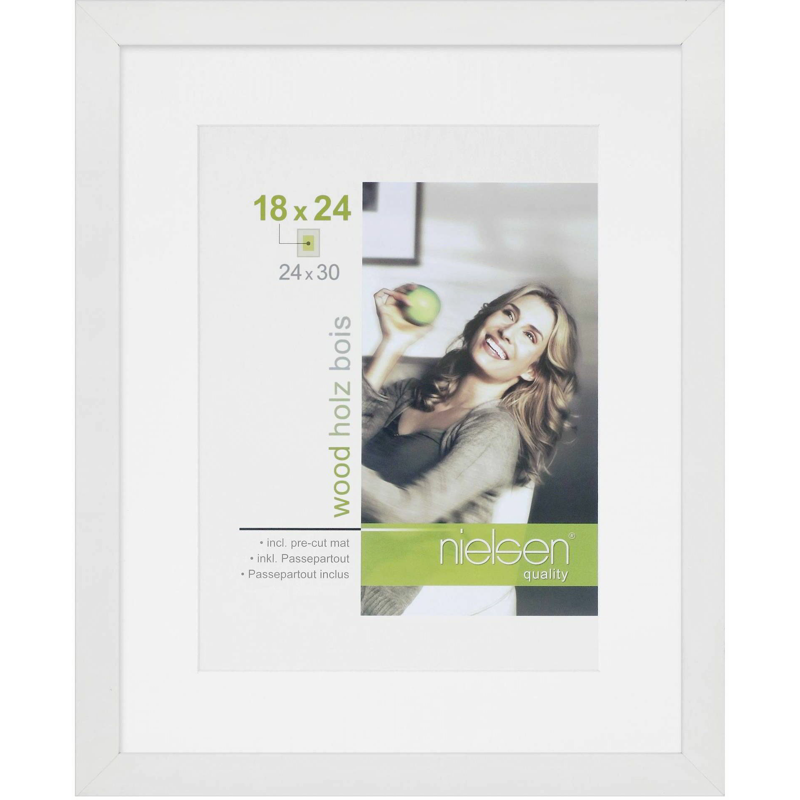 Nielsen Apollon 24x30 Képkeret - Fehér (8988007)