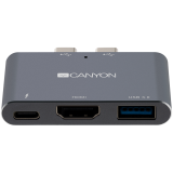 CANYON hub DS-1 3in1 Thunderbolt 3 Space Grey
