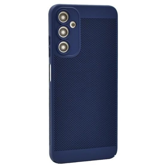 Gigapack Samsung Galaxy A05s (SM-A057F) légáteresztő, lyukacsos műanyag tok sötétkék (GP-151552) (GP-151552)