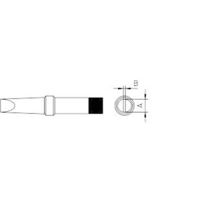 Weller pákahegy PT sorozat PT-C7 Kétoldalt lapított 3.2 mm (4PTC7-1)