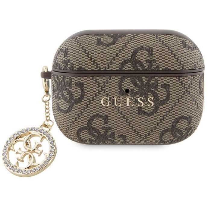 Guess 4G Script PC / PU Charm AirPods 2 tok - Brown (GUAP2P4E4CDW)