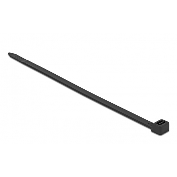 DELOCK Kabelbinder L 800 x B 8,8 mm 10 Stück schwarz
