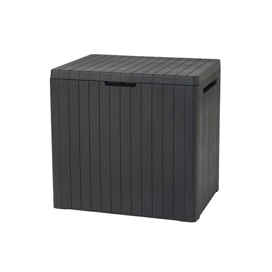 Keter City Műanyag Kerti Tároló - 113 L, Grafit (246941)