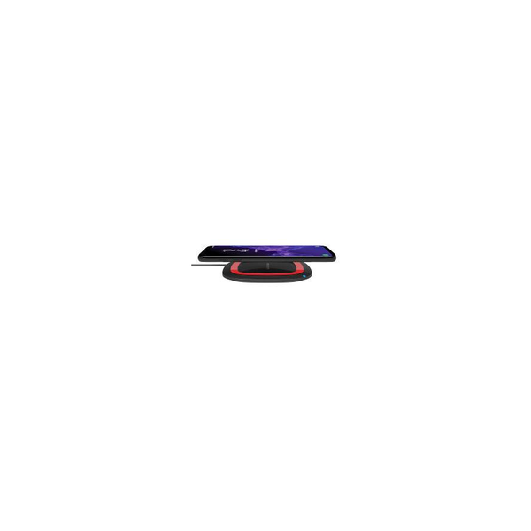 RealPower Ladegerät FreeCharge-10 + Adapter  schwarz/rot