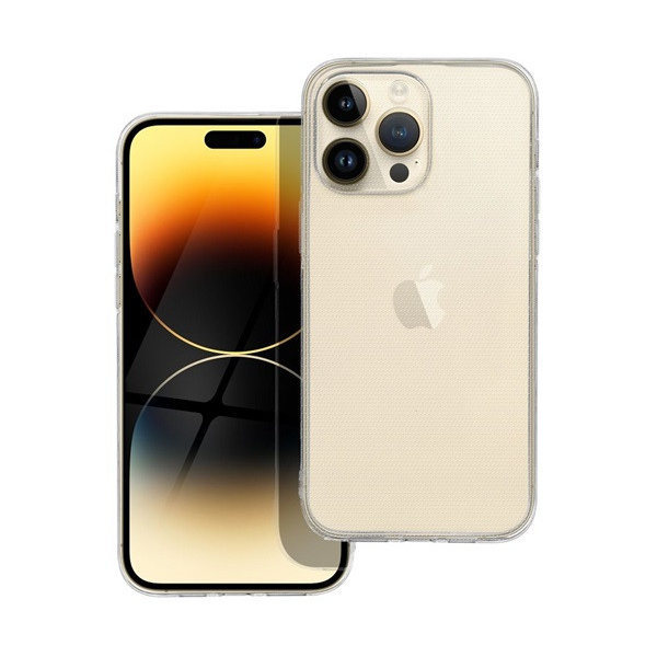 Utángyártott Clear 2mm iPhone 14 Pro Max tok átlátszó, (kamera védelemmel) (5903396177033)