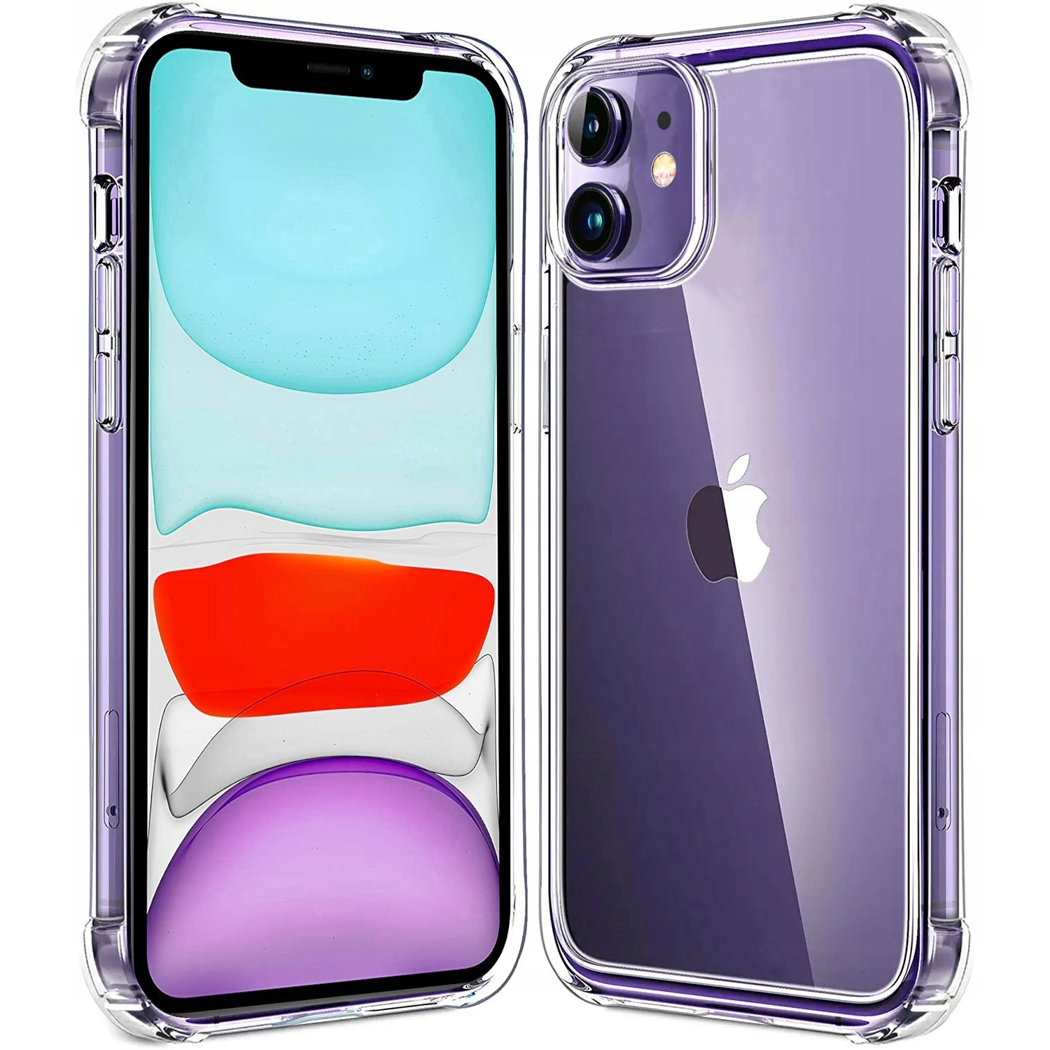 Fusion Anti Shock Apple iPhone 11 Hátlapvédő Tok - Átlátszó (FSN-SHK-IPH-11-TR)