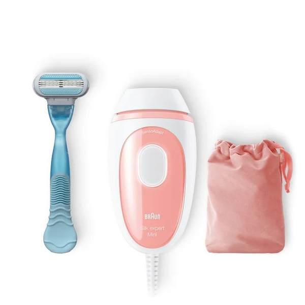 Braun Silk-expert Pro Mini PL1014 IPL-készülék 2 tartozékkal: Venus Smooth borotva, úti tok