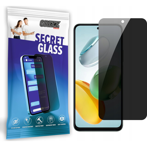  GrizzGlass Szkło prywatyzujące GrizzGlass SecretGlass do Honor Play 60 Plus