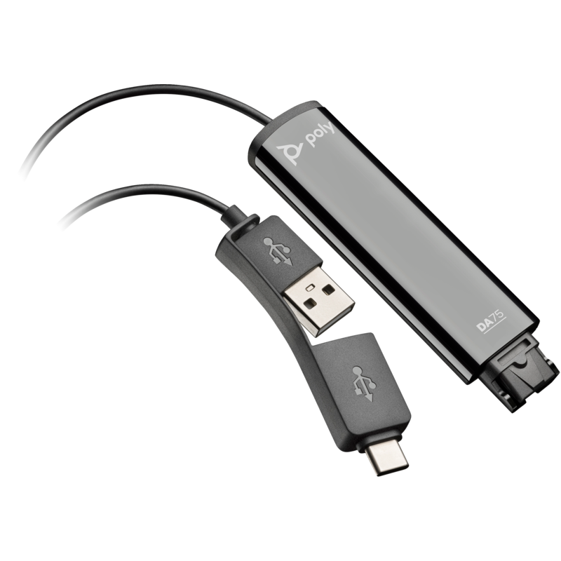 HP Poly 786C6AA DA75 Quick Disconnect Adapter (786C6AA)