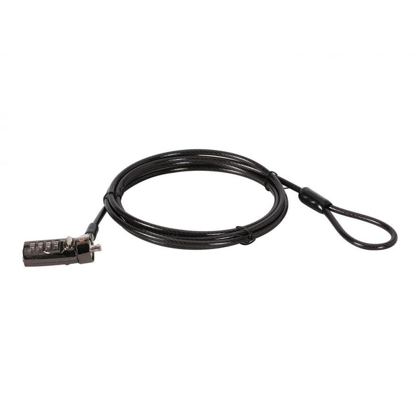 Conceptronic CUSTODIO01BN cadeado antirroubo Preto 1,8 m