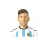 BanboToys Argentína Lionel Messi Gyűjthető focista figura 20cm