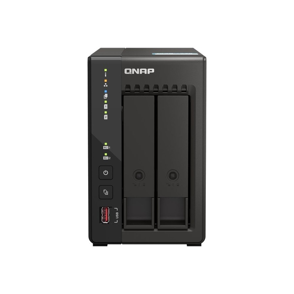 QNAP TS-253E NAS Tower Připojení na síť Ethernet Černá J6412